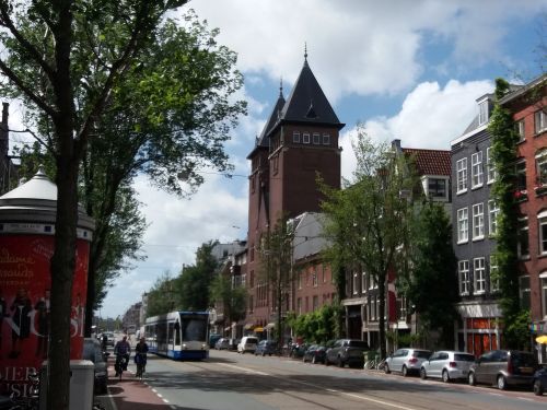 De Fatih Moskee aan de Rozengracht in Amsterdam