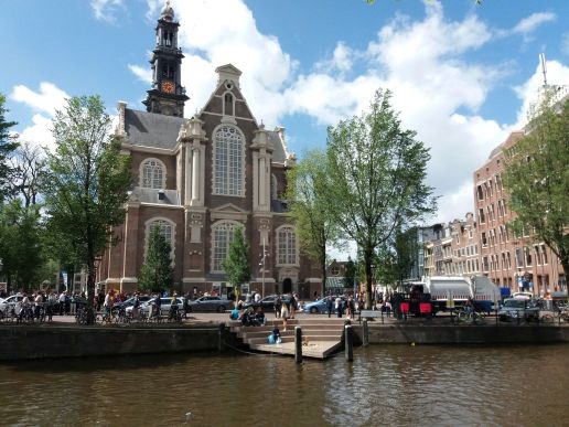 Westerkerk, a place of interest along the walking route through Jordaan neighbourhood and the northern canals