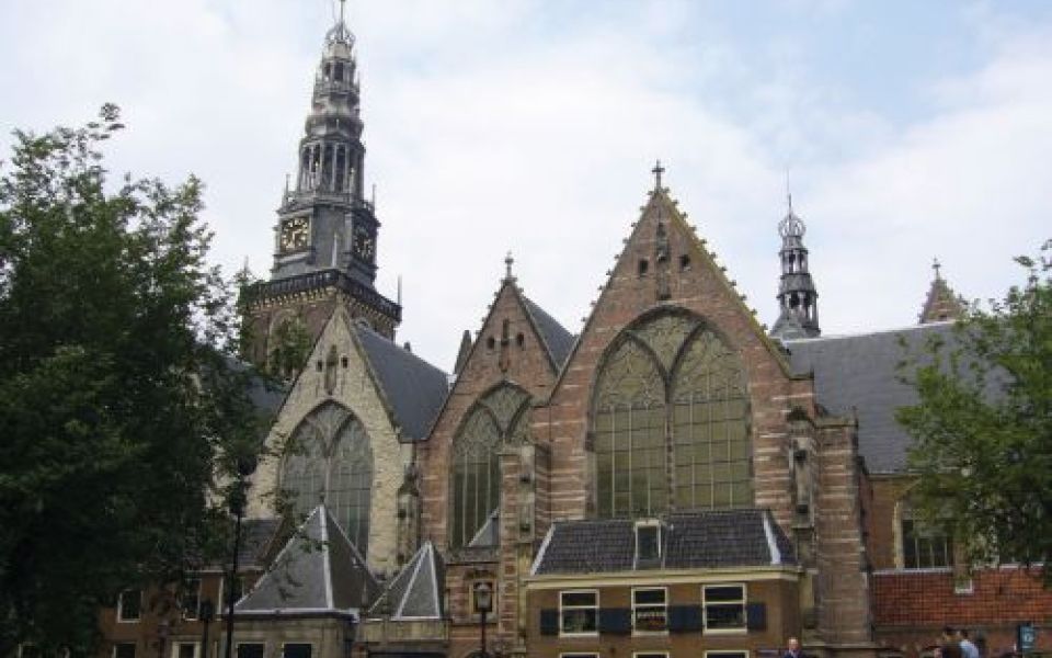 Gidswandeling langs de Oude Kerk in Amsterdam