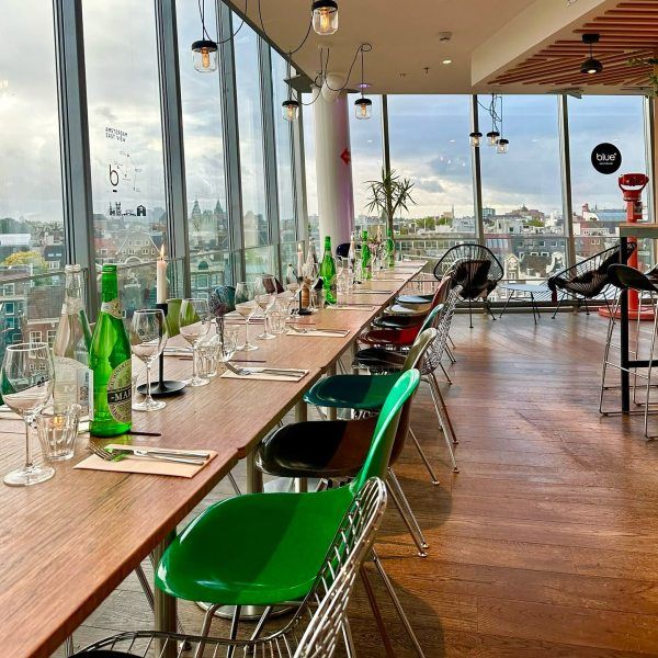 Restaurant Blue uitzicht