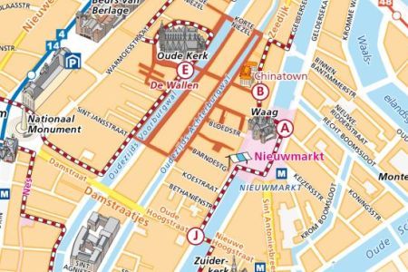 Wandelroute Amsterdam Oude Stad