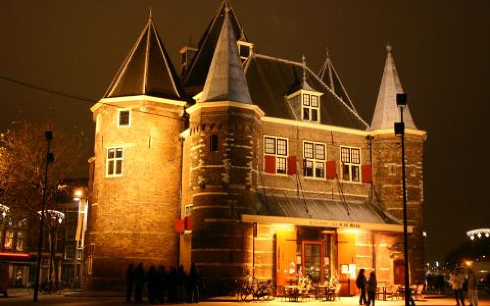 Waag Amsterdam by night