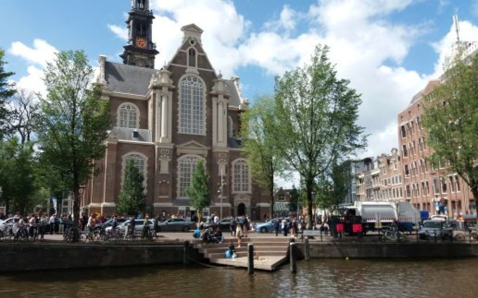 Westerkerk, stop tijdens de Jordaanspeurtocht