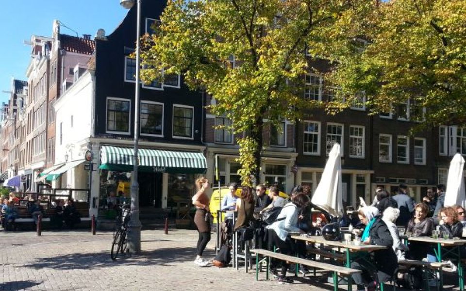 Terras at the Noordermarkt at Winkel 43